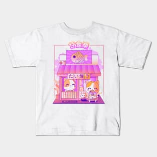 Kawaii Taiyaki Store Kids T-Shirt